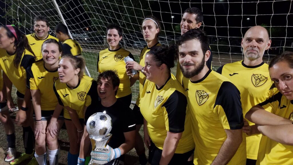 Human Beehive coed soccer team